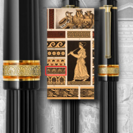 Delta Partenone (Παρθενών) KP (14K Gold Nib) Fountain Pen - Limited Edition