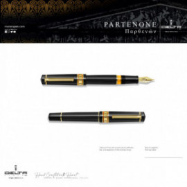 Delta Partenone (Παρθενών) KP (14K Gold Nib) Fountain Pen - Limited Edition