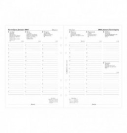 Refill A5 2024 weekly with week on two pages 24-68567 Filofax