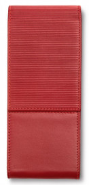Lamy pen leather case for 3 pens red A316
