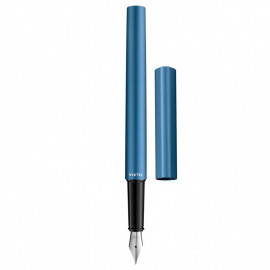 Pelikan Ineo Elements P6 aluminium fountain pen with metal case ocean blue