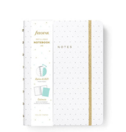Filofax notebook refillable ruled Moonlight A5 179520
