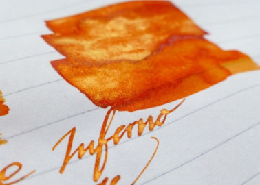 Diamine 50ml Inferno Orange Fountain pen shimmer ink