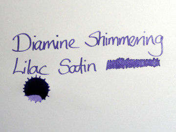 Diamine 50ml Lilac Satin Fountain pen shimmer ink