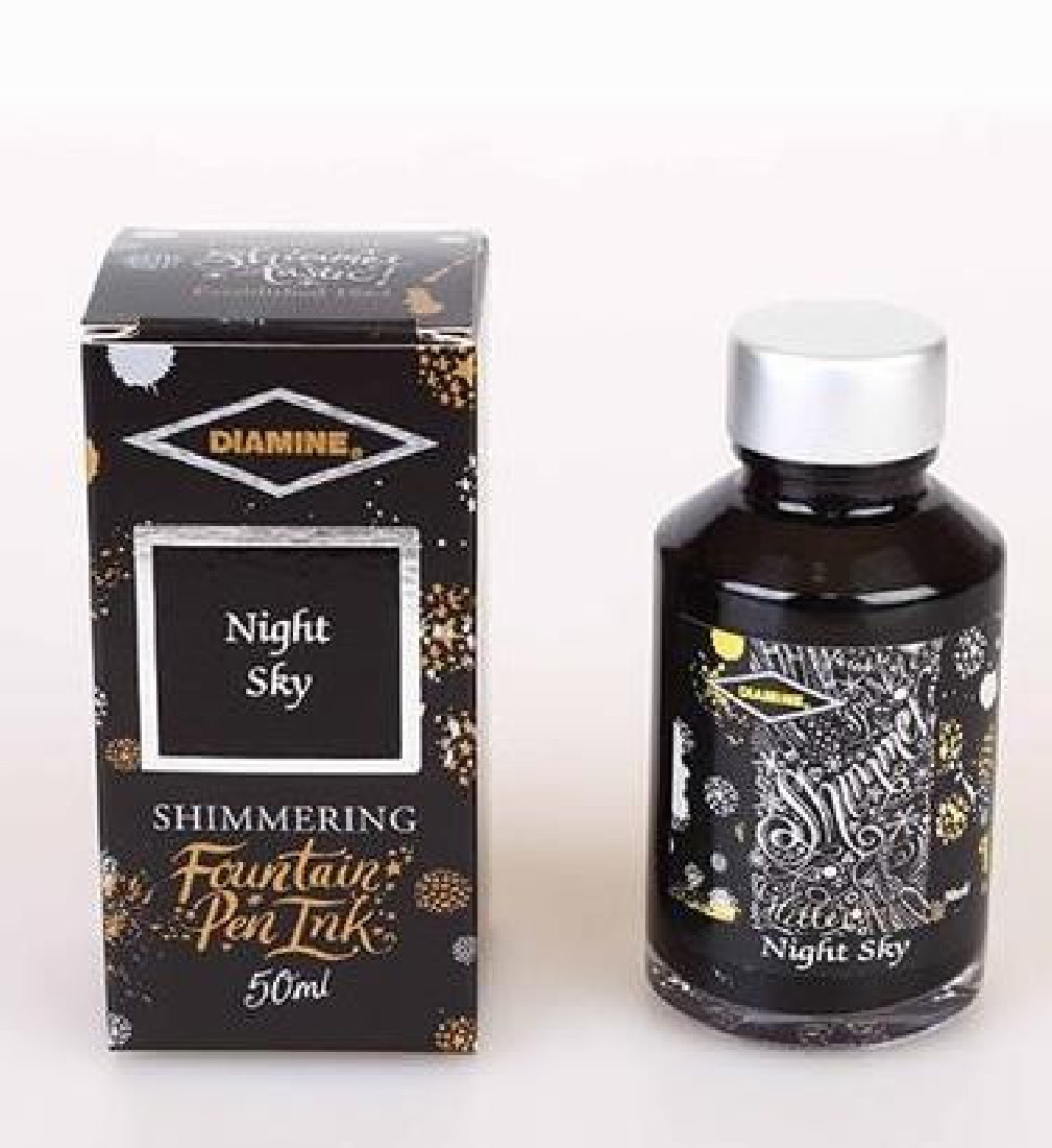 Diamine 50ml Night Sky Fountain pen shimmer ink