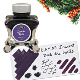 Diamine Green Edition chameleon  Ink - Deck the Halls, 50ml bottled ink