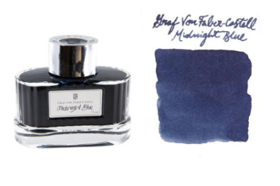 Graf von Faber-Castell Midnight Blue 141007 Fountain Pen Ink 75ml