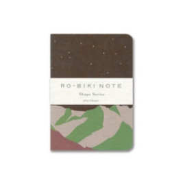 Yamamoto Ro-Biki Note Shape Series Mountain Night, dotted 88x125mm