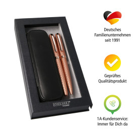 ONLINE Eleganza Fountain Pen and Ballpen Gift Set Diamond 34667 Rosegold