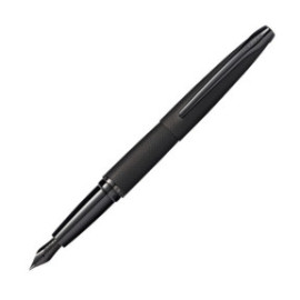 Cross ATX Brushed Black  Fountain Pen With Polished Black PVD appointments 886-41MJ