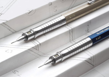 Faber-Castell TK-Fine Vario L 135542 Mechanical Pencil 0.5 mm Indigo Lead Pencil with Soft/Hard Mechanism