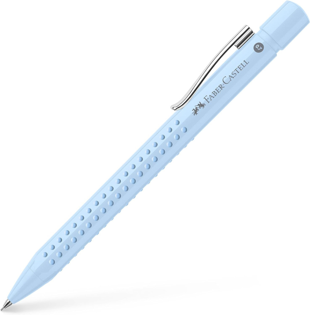 Faber-Castell Grip Sky Blue 231028 Mechanical Pencil Hardness B Lead 0.7 mm with Eraser