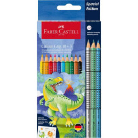 Faber Castell Colour pencils Grip CP dinosaur 13pcs  201545