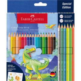 Faber Castell Colour pencils Grip CP dinosaur 24pcs  201546