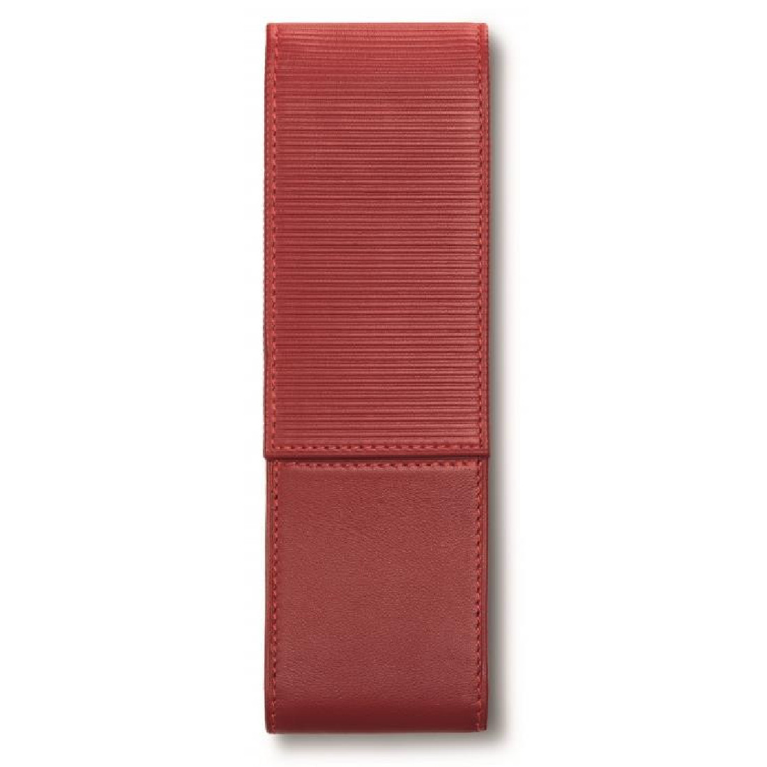 Lamy pen leather case for 2 pens red A315
