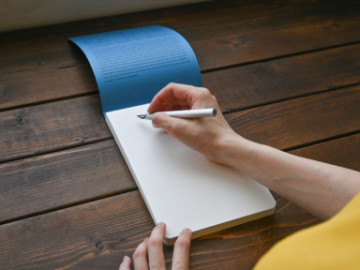 Yamamoto writing pad A5, 200sheets, plain, Sanzen Tomoe River S