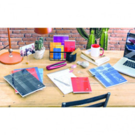 Clairefontaine notepad Pupitre head stapled pad 21x29,7cm 80sh. Lined with margin blue green 61550