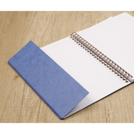 Clairefontaine Rhodia 78246C Age Bag A Spiral Notebook with Detachable Margins My.Notes Tobacco - B5 landscape 25x19 cm - 120 Ruled Detachable Pages - 90 g white paper - Glossy Leather Grain Card Cover