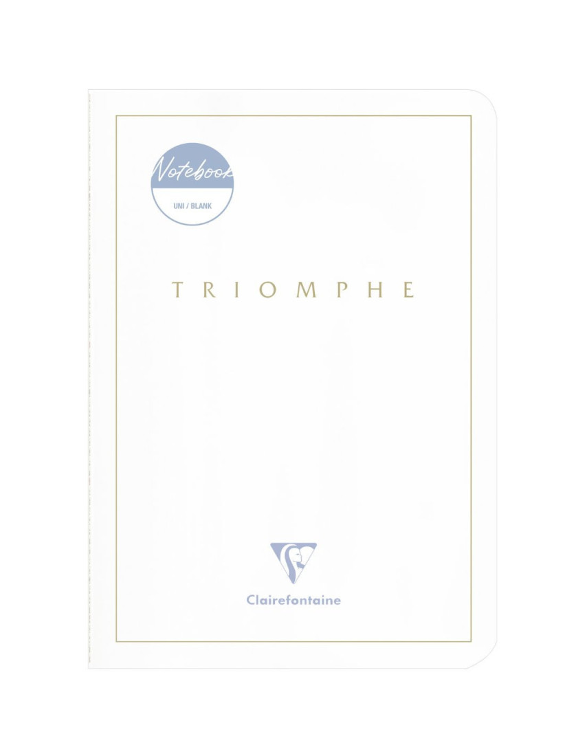 Clairefontaine Rhodia Triomphe Gold A5 14,8x21cm White  plain, 96 pages, 90gr,  Notebook