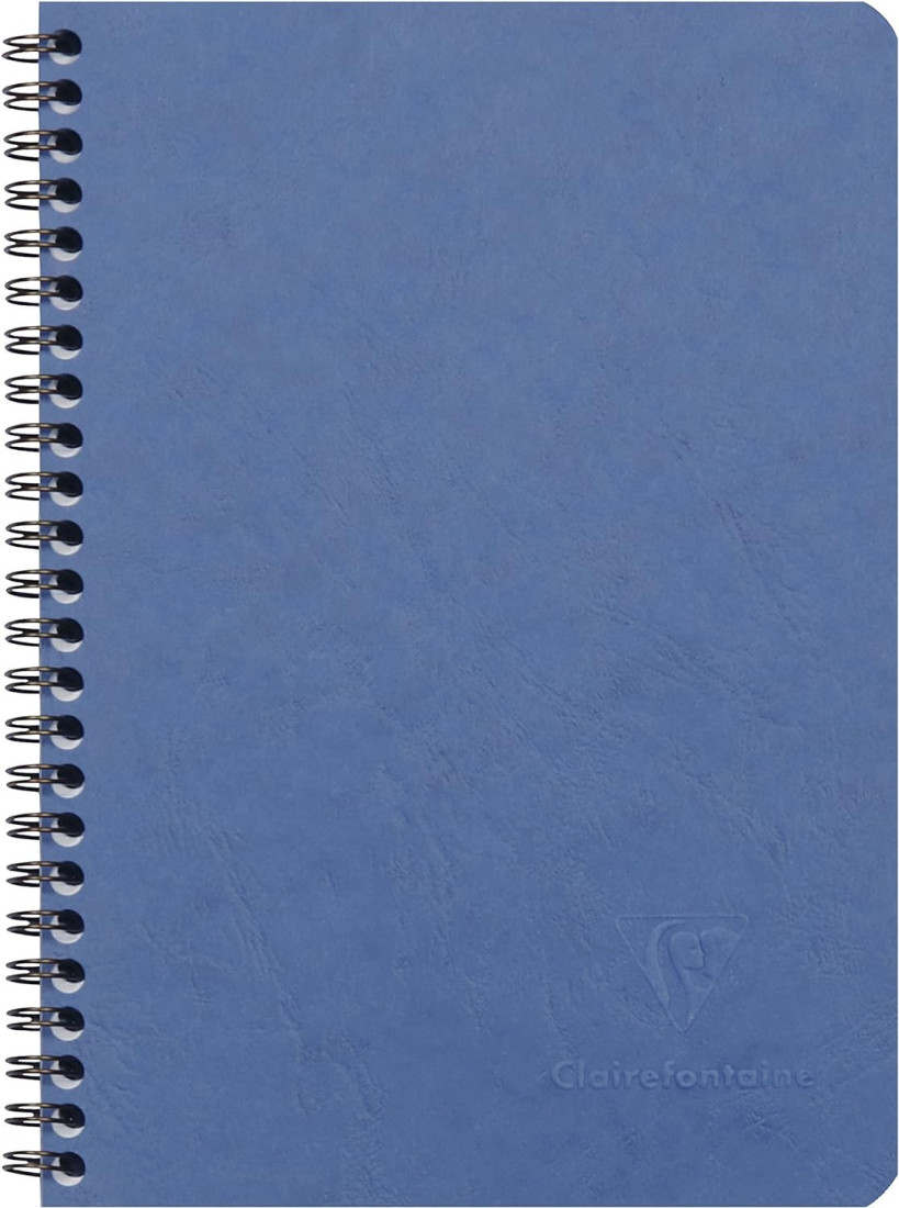 Clairefontaine Age Bag Wirebound Notebook, A5 14,8x21cm, Lined, 100 Pages - Blue 785364