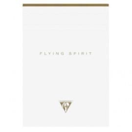 Clairefontaine Rhodia notepad A5 21x14,8cm, Flying spirit, 140 pages, Lined, ivoire paper 90gr, white craft cover,104636