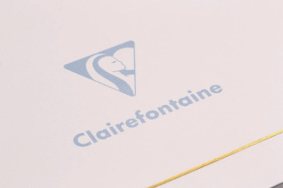 Clairefontaine Rhodia 36170C Triomphe GOLD Collection A White Stitched Notebook - A4 21x29.7 cm - 96 Plain White Pages - 90 g Paper - Card Cover with Gold Marking
