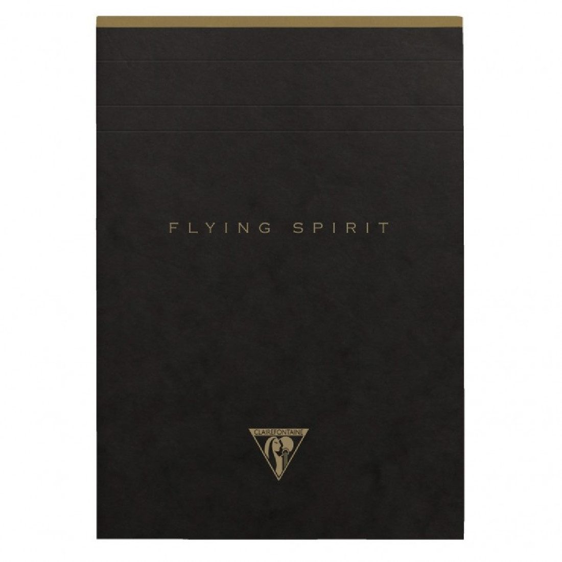 Clairefontaine Rhodia notepad A5 21x14,8cm, Flying spirit, 140 pages, Lined, ivoire paper 90gr, black craft cover,102636