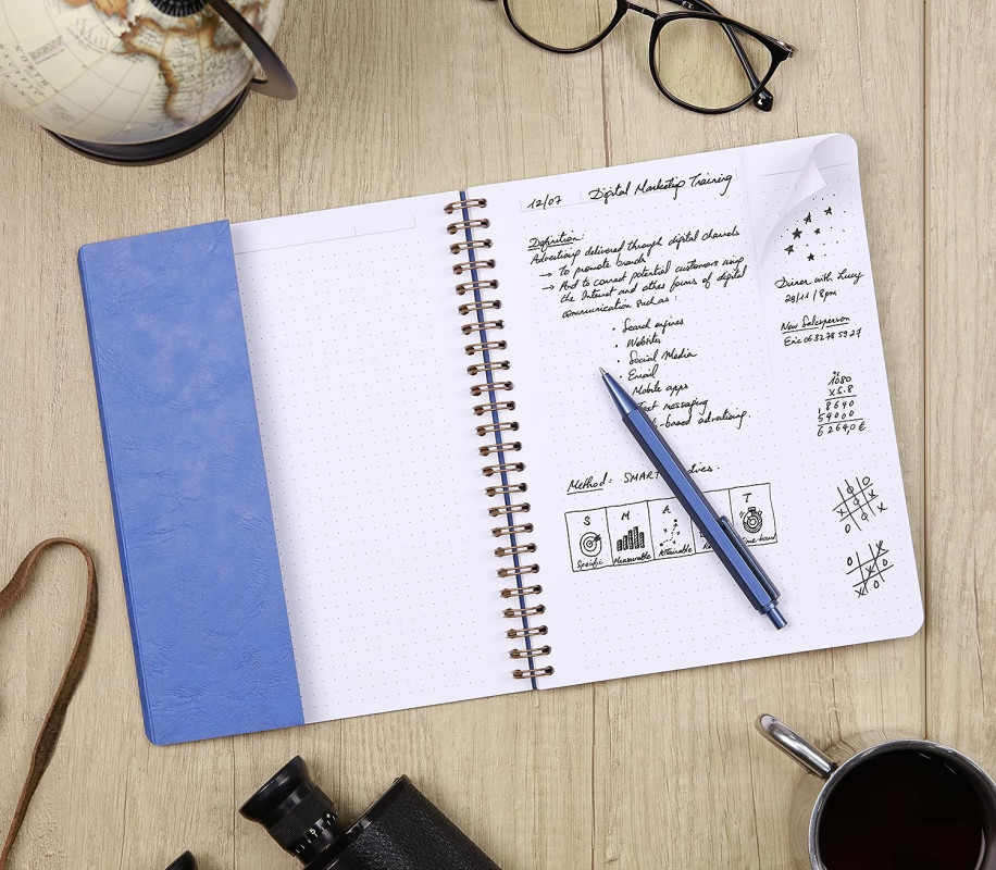 Clairefontaine 96606C Spiral Pad Letterhead Sketch Paper - 100