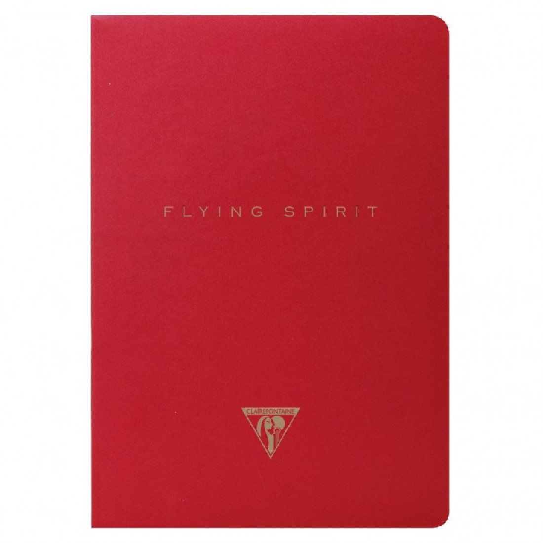 Clairefontaine Rhodia 106536C - Flying Spirit Red Notebook A5 with Thread Binding 48 Sheets Lined Ivory 90 g