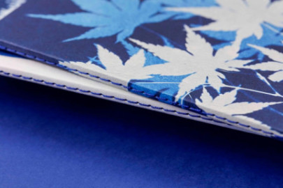 Clairefontaine Rhodia 83503c cyanotype Stitched Notebook A6 10.5 x 14.8 cm 64 Pages Ruled
