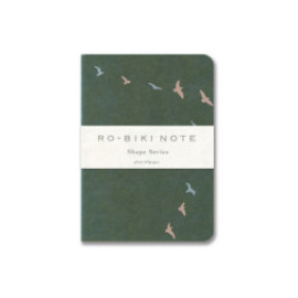 Yamamoto Ro-Biki Note Shape Series Flying Birds, dotted 88x125mm