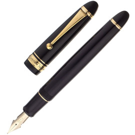 Pilot 743 Black GT 14k FKK-3000R-B with converter  fountain pen