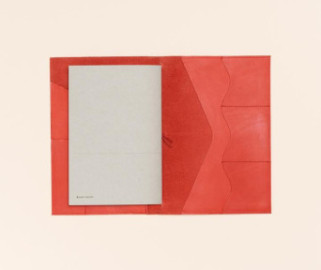 Paper Republic A5 Leather Portfolio Red