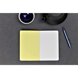 Clairefontaine Rhodia 115925C, Wire Stitched Notebook Floral Pattern, 11x17 cm 64 Lined Pages 90g White Paper - Inkebana Collection