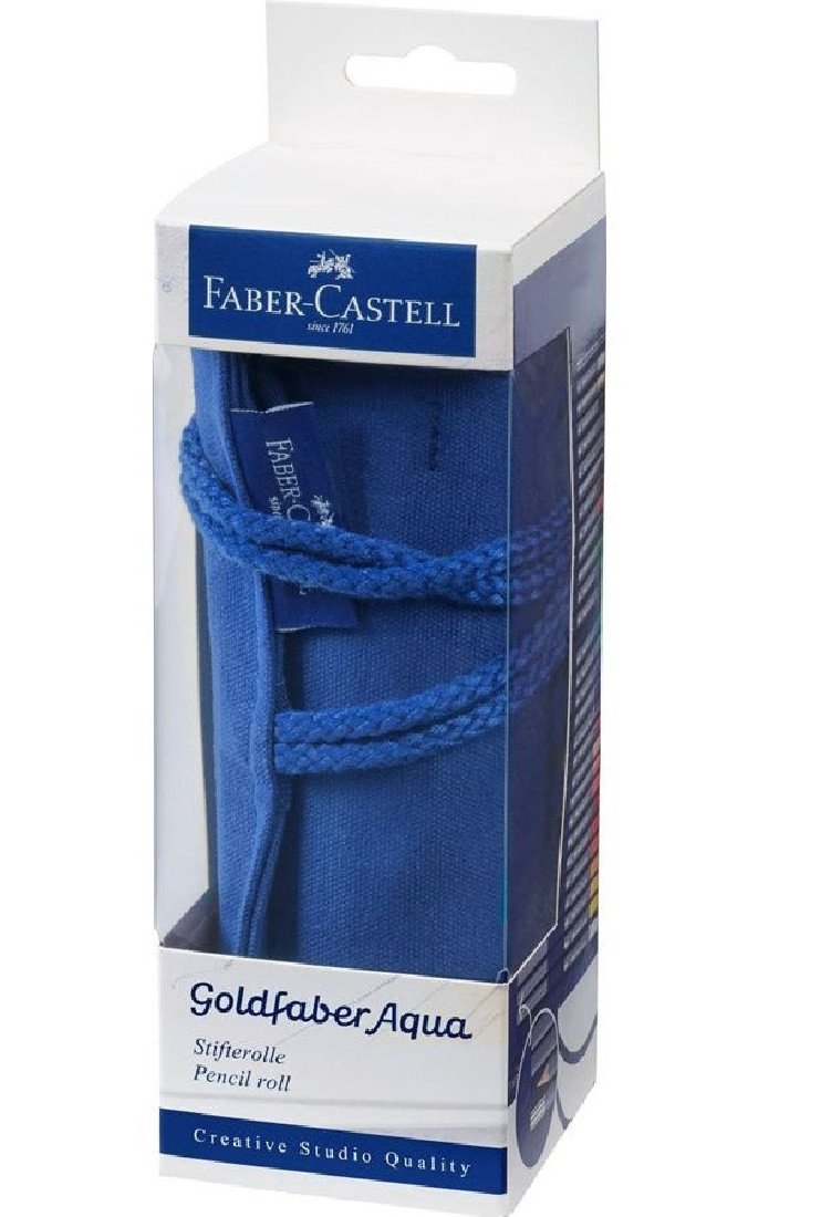 Faber Castell Pencil Roll with 27 Goldfaber Aqua watercolour pencil 114652