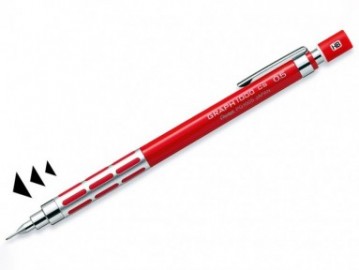 Pentel Mechanical Pencil, Graph 1000 CS, for Draft, 0.3mm, Red (PG1003CS-B).