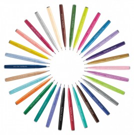 Pentel Fude Touch Brush Sign Pen - Fluo Yellow