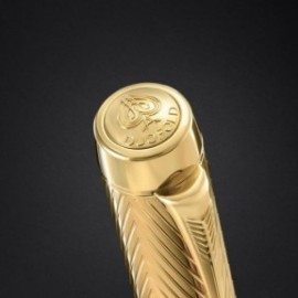 Parker Duofold Centennial Pioneers Collection PST Arrow Grey Lacquer GT Fountain Pen