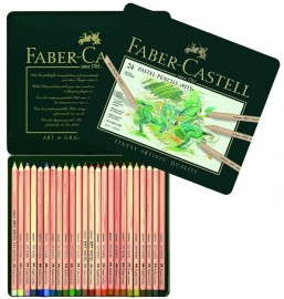 Faber Castell Pitt Pastel Pencils, Tin of  24, 112124