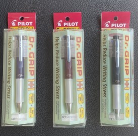 Ballpen & mechanical pencil 0,5mm 1+1 Dr. Grip Black Pilot