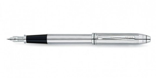 FOUNTAIN PEN TOWNSEND LUSTROUS CHROME 536-MS  CROSS