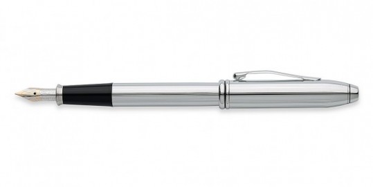 FOUNTAIN PEN TOWNSEND LUSTROUS CHROME 536-MS  CROSS