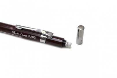 Pentel P203 mechanical pencil brown 0.3mm