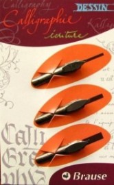 NIBS CALLIGRAPHY ECRITURE 3pcs 16500B BRAUSE/HERBIN
