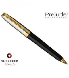 Sheaffer Prelude gloss black barrel & chrome plated cap  GT Ballpen 337-2