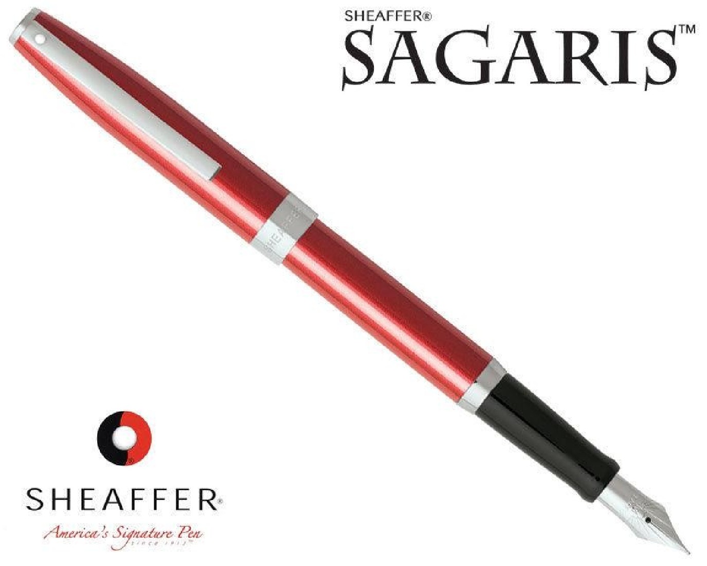 Sheaffer Sagaris metallic red CT Fountain Pen 9479-0