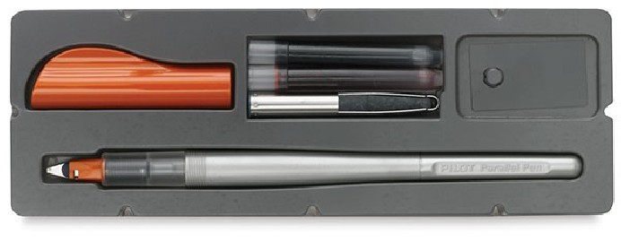 Pilot Parallel Pen Yellow/Orange 2,4mm FP3-24-SS