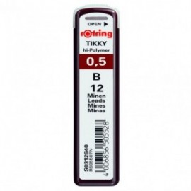 Refill Leads Tikky Hi-Polymer 0.5mm B Rotring