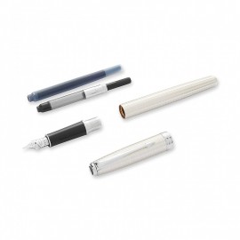 PARKER SONNET 18K STERLING SILVER CT FOUNTAIN PEN S0912500