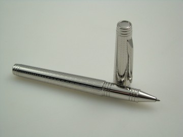 PARKER PREMIER DELUXE SILVERY ST ROLLER BALL S0887990